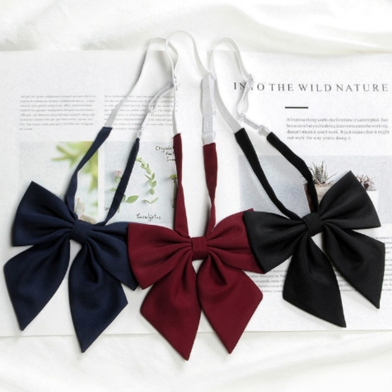 Bow Tie Pre Tied - 女性用ボウタイ リボン ボウノット 調節可能なプレタイドボウタイ ネクタイ ロリータ