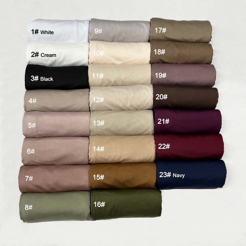 Bandana Cotton - E2プレミアムリキッドジャージーヒジャブスカーフショールマレーシアヘッドスカーフヘッドラップムスリムファッションターバン女性用ターバンラマダンヒジャブ