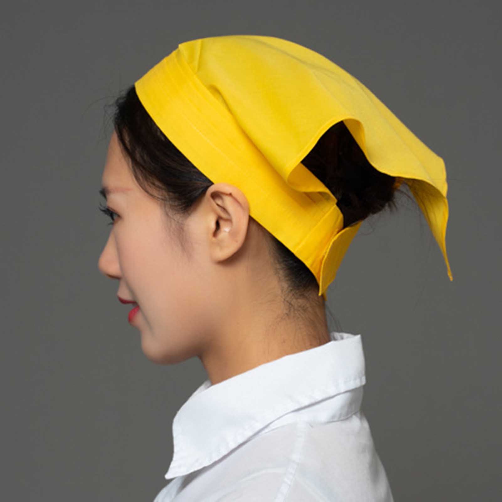 コットン製三角バンダナ、レストランスタッフ用帽子、衛生作業用 - Bandana Cotton のレビューと価格