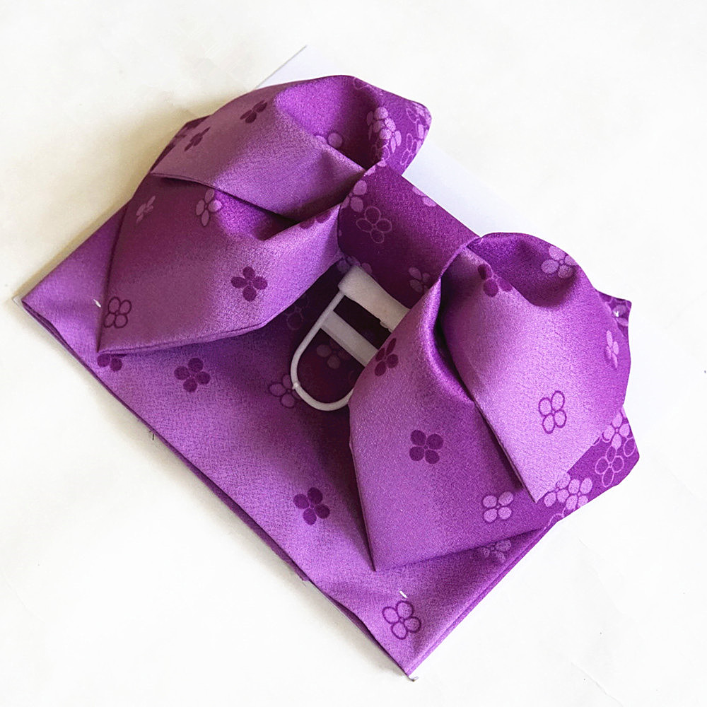 日本の女性向け、多色使いの花柄帯。伝統的な着物や浴衣に合わせ - Bow Tie Pre Tied のレビューと価格
