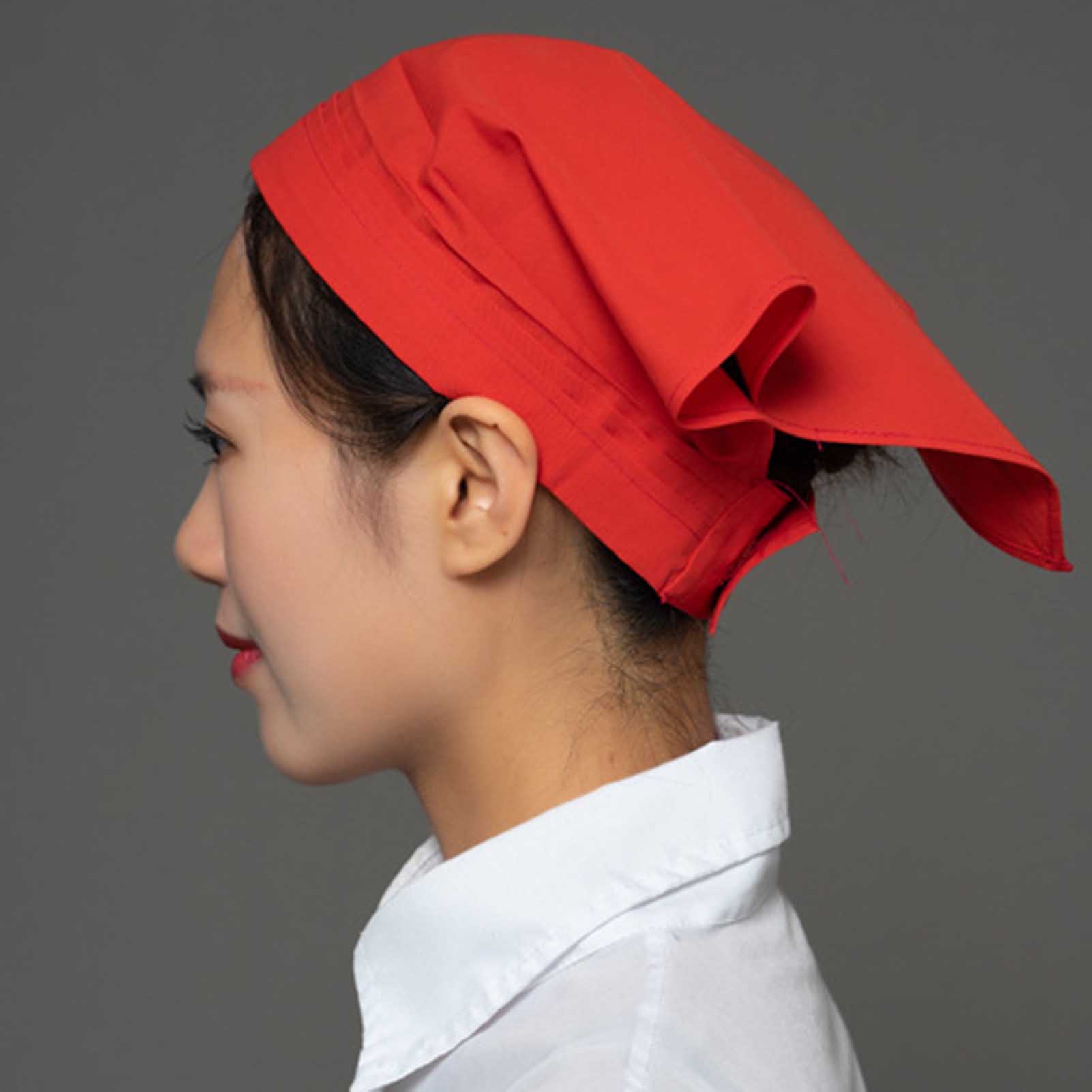 レストラン厨房スタッフ用コットンヘッドカバー、男女兼用シェフ - Bandana Cotton のレビューと価格