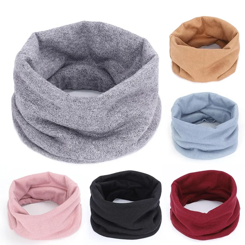 新しいカシミヤ冬のスカーフ赤ちゃん男の子女の子キッズニットス - Muffler Men Wool のレビューと価格